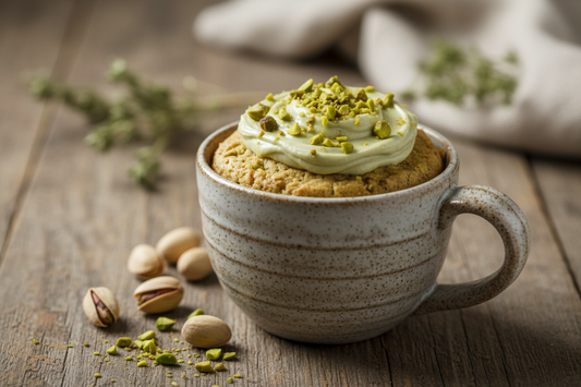 Keto Pistachiola Mug Cake